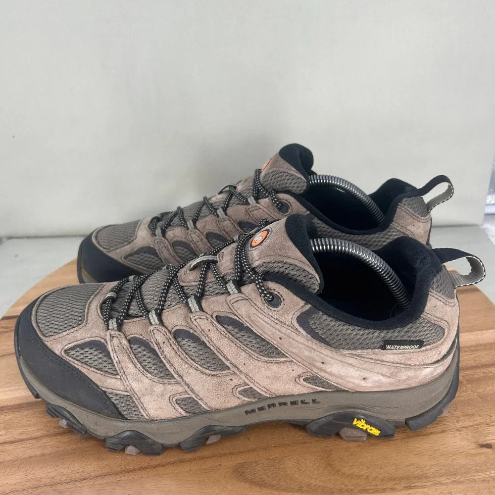 Merrell Moab 2 Waterproof Hiking Shoes Mens 11W Brown Suede Vibram J037499W